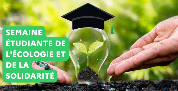 Distribution de protection hygiéniques durables 1 Semaine Étudiante de l’Écologie et de la Solidarité 2023