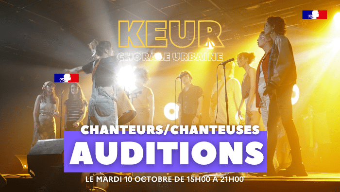 Auditions : Rejoins KEUR - La Chorale urbaine auto-tunée 1 audition full fanafre site web agenda 1