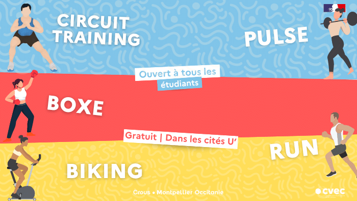 Du sport GRATUIT pour TOUS les étudiants à partir du 7 octobre 2024 1 Cours collectif 1