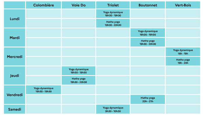 planning yoga