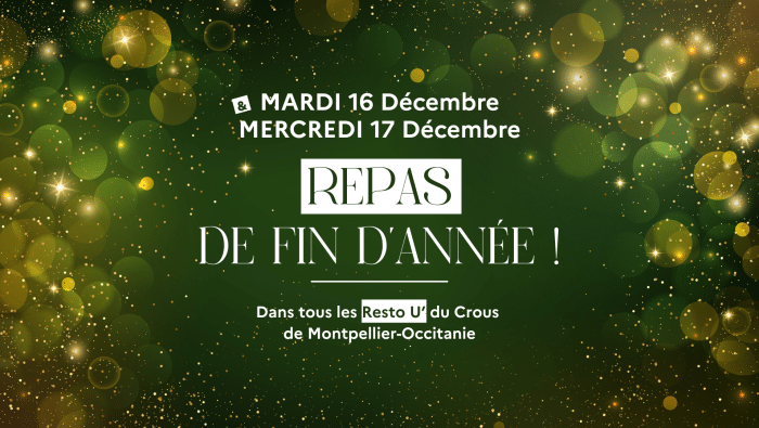 Repas de fin dannee actu site crous