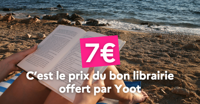 7€ : c'est le prix du bon librairie que Yoot vous offre ! 1 banner crous article 24