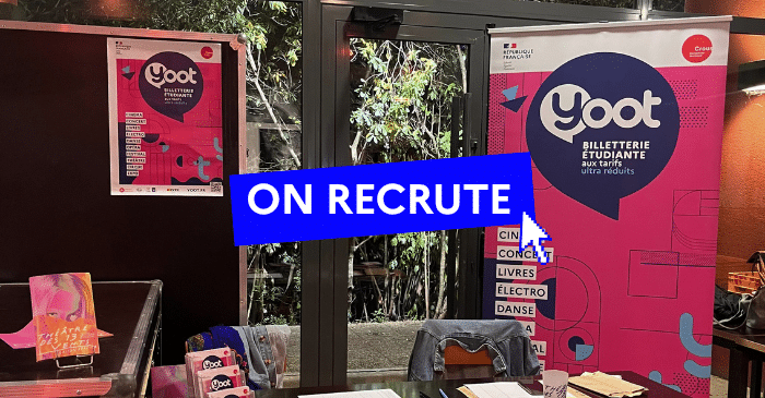 Yoot recrute ! CDD vacation étudiante 1 banner crous article 23